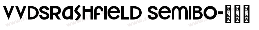 VVDSRashfield SemiBo字体转换